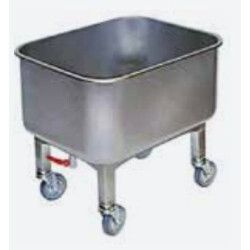 Bac roulant inox 200 litres