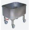 Bac roulant inox 200 litres