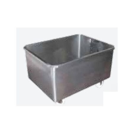 Bac roulant inox 210 litres
