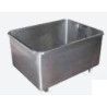 Bac roulant inox 210 litres