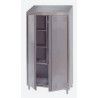 Armoire inox de rangement 950mm 2 portes battantes 3 grandes étagères