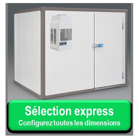 Chambre froide positive ou négative pas cher idéale pour la conservation montage facile