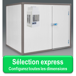 Chambre froide positive avec groupe frigorifique