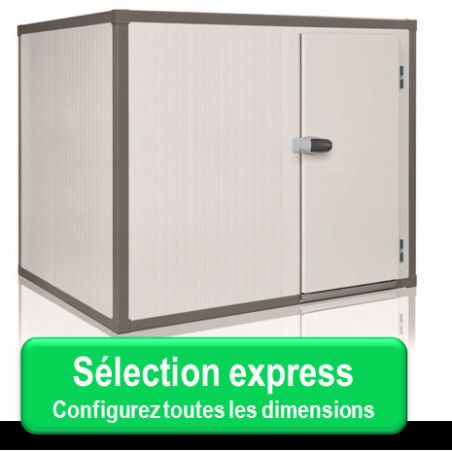 Chambre froide positive ou négative pas chère idéale pour la conservation montage facile