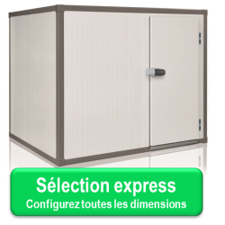 Chambre froide positive ou négative pas chère idéale pour la conservation montage facile