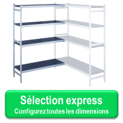 Rayonnage Fermod 6622 Configuration en L