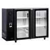 Arrière-bar Desserte sans groupe 2 Portes Vitrées 118x57x89H