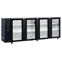 Arrière-bar Desserte sans groupe 4 Portes Vitrées 260x57x89 H