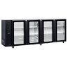Arrière-bar Desserte sans groupe 4 Portes Vitrées 260x57x89 H