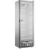 Armoire froide positive 341L Ext Inox 1 porte vitrée Groupe Logé
