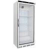 Armoire froide positive 570L Ext Blanc 1 porte vitrée Groupe Logé