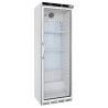 Armoire froide négative 440L Ext Blanc 1 porte vitrée Groupe Logé