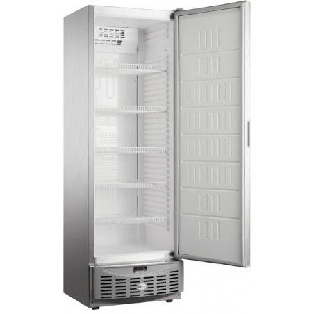 Armoire froide positive 330L Ext Inox 1 Porte pleine Groupe Logé