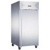 Armoire froide positive 737L Ext inox 1 Porte pleine Groupe Logé