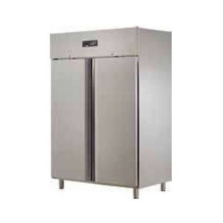 Armoire froide positive 1410L Ext inox 2 Portes pleines Groupe Logé