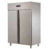 Armoire froide positive 1410L Ext inox 2 Portes pleines Groupe Logé