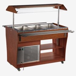 Buffet réfrigéré Central 3 Bacs GN1/1