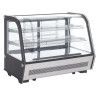 Vitrine réfrigérée Positive Bombée Service arrière portes coulissantes 160 litres