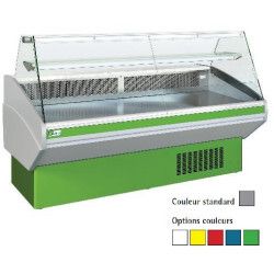 Vitrine d'exposition 1.50m Vitrage droit Froid statique Prof 1054mm