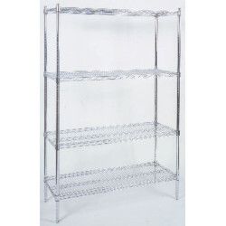 Kit Etagères Epoxy base 4 niv 36x110 Cm