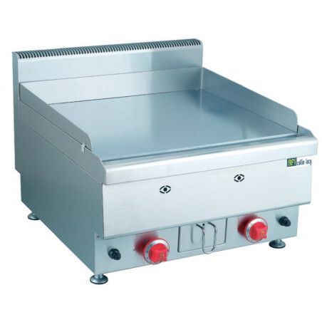 Plaque à snacker Gaz 2 Zones de chauffe Surface de chauffe 596x510