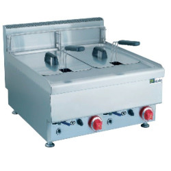 Friteuse électrique à poser Capacité 2 cuves 12.5L P17Kw