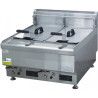 Friteuse Gaz à poser Capacité 2 cuves 10L P12Kw