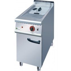 Friteuse électrique sur coffre 1 porte Capacité 1 Cuve 20L P12Kw