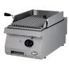 Grill gaz rainuré pierre de lave Surface utile 400x700 1 zone cuisson P7Kw