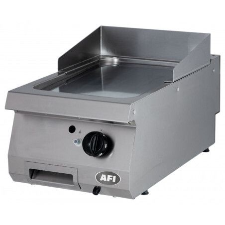 Grill gaz plaque lisse Acier carbone Surface 400 x 700mm 1 zone cuisson P7Kw