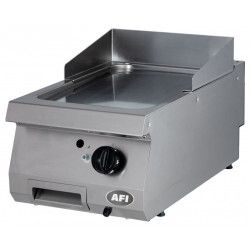 Grill gaz plaque lisse Chrome Surface 400 x 700mm 1 zone cuisson P7Kw