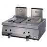 Friteuse Gaz à poser Capacité 2 cuves 12L P20Kw