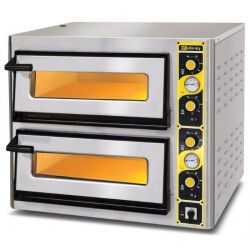 Four 2 chambres 8 Pizza D33mm Portes vitrées P10Kw