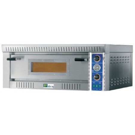 Four à pizza 1 Porte Vitrée 4 pizzas D34mm P4,8Kw