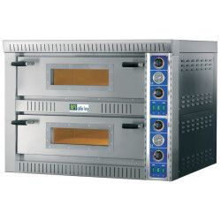 Four à pizza 2 Portes Vitrées 8 pizzas D34mm P9,6Kw