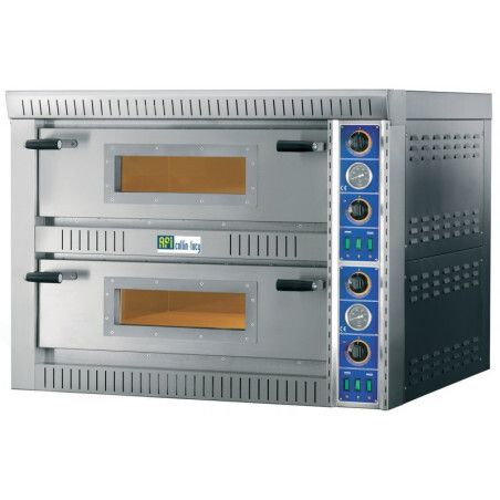 Four à pizza 2 Portes Vitrées 8 pizzas D34mm P9,6Kw