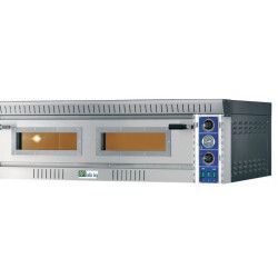 Four à pizza 3 pizzas en façade 1 Porte Vitrée 6 pizzas D34mm P7,2Kw