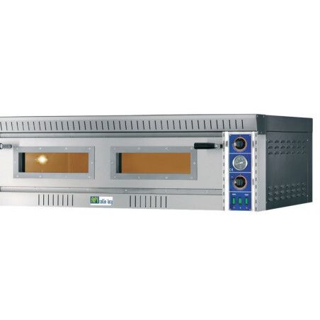 Four à pizza 3 pizzas en façade 1 Porte Vitrée 6 pizzas D34mm P7,2Kw