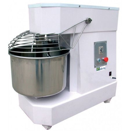 Pétrin 1 vitesse Tri 380 V Capacité 50L Cuve Diamètre 500 Ht 270mm