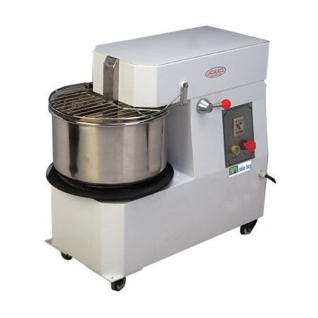 Pétrin Tête relevable Cuve Amovible Diamètre 380 Ht 260mm 1 vitesse Mono 230V 30L