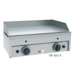 Plaque à snacker Gaz lisse 2 Zones de chauffe