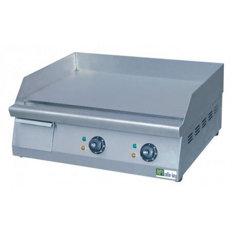 Plaque à snacker lisse 2 Zones de cuisson 600x400 P6Kw