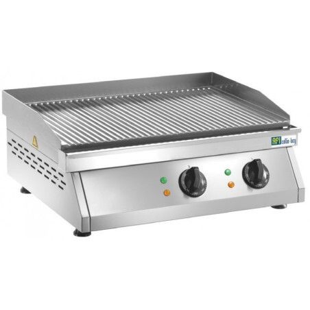 Plaque à snacker rainurée 1 zone de cuisson 595x400 P6Kw