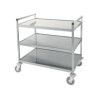 Chariot de service Inox 3 Tablettes Longueur 800mm