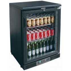 Arrière-bar Ext Noir Groupe Logé 1 Porte vitrée battante 140L