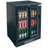 Arrière-bar Ext Noir Groupe logé 1 Porte vitrée coulissante 140L