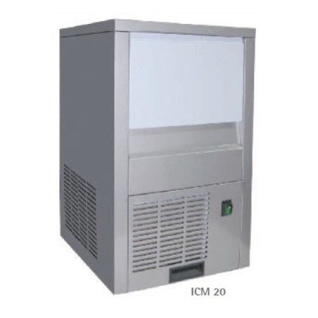 Machine à glaçons Cylindrique creux Production 20 Kgs Réserve 6 Kg Refroidissement à air