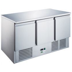 Saladette 3 Portes Profondeur 700mm Sans dessus Volume 368 litres