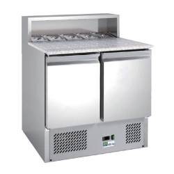 Meuble Pizza 2 portes Plan granit Sans rebord Volume 240L R290
