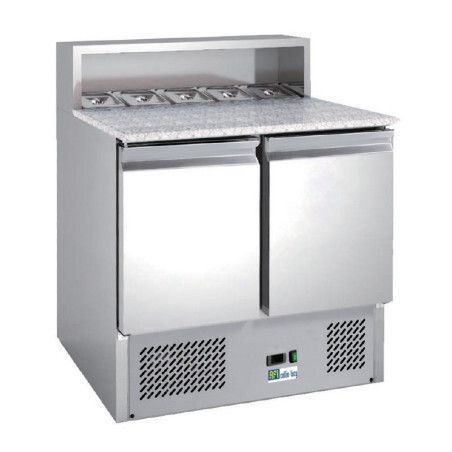 Meuble Pizza 2 portes Plan granit Sans rebord Volume 240L R290